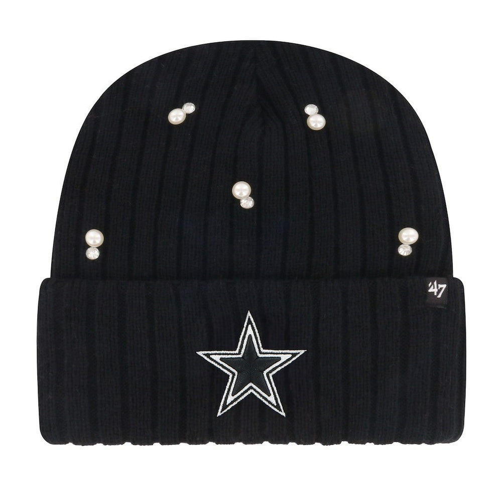 47 brand Dallas Cowboys '47 Women's Claudette Cuffed Knit Hat Black