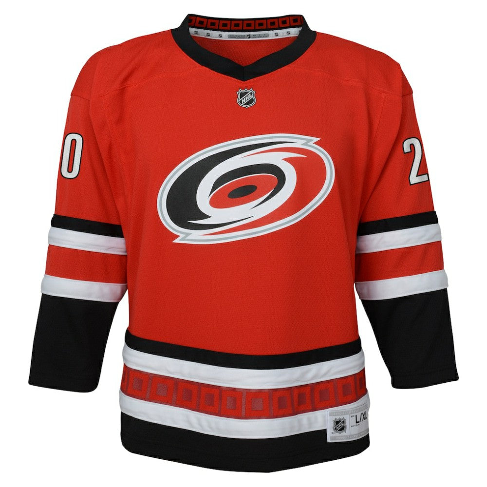 Sebastian Aho Carolina Hurricanes Outerstuff Youth Alternate Replica Jersey - Red - NHL 202588566