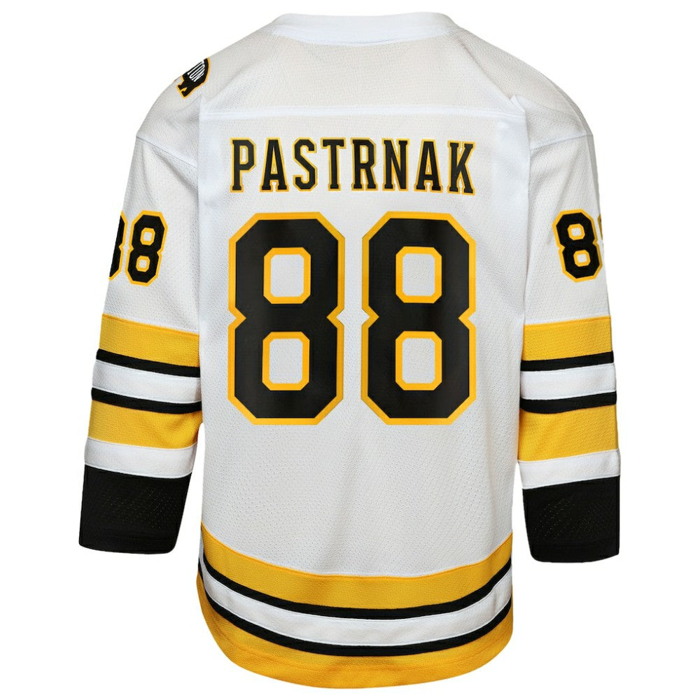David Pastrnak Boston Bruins Youth Home Replica Player Jersey - White - NHL 202588593