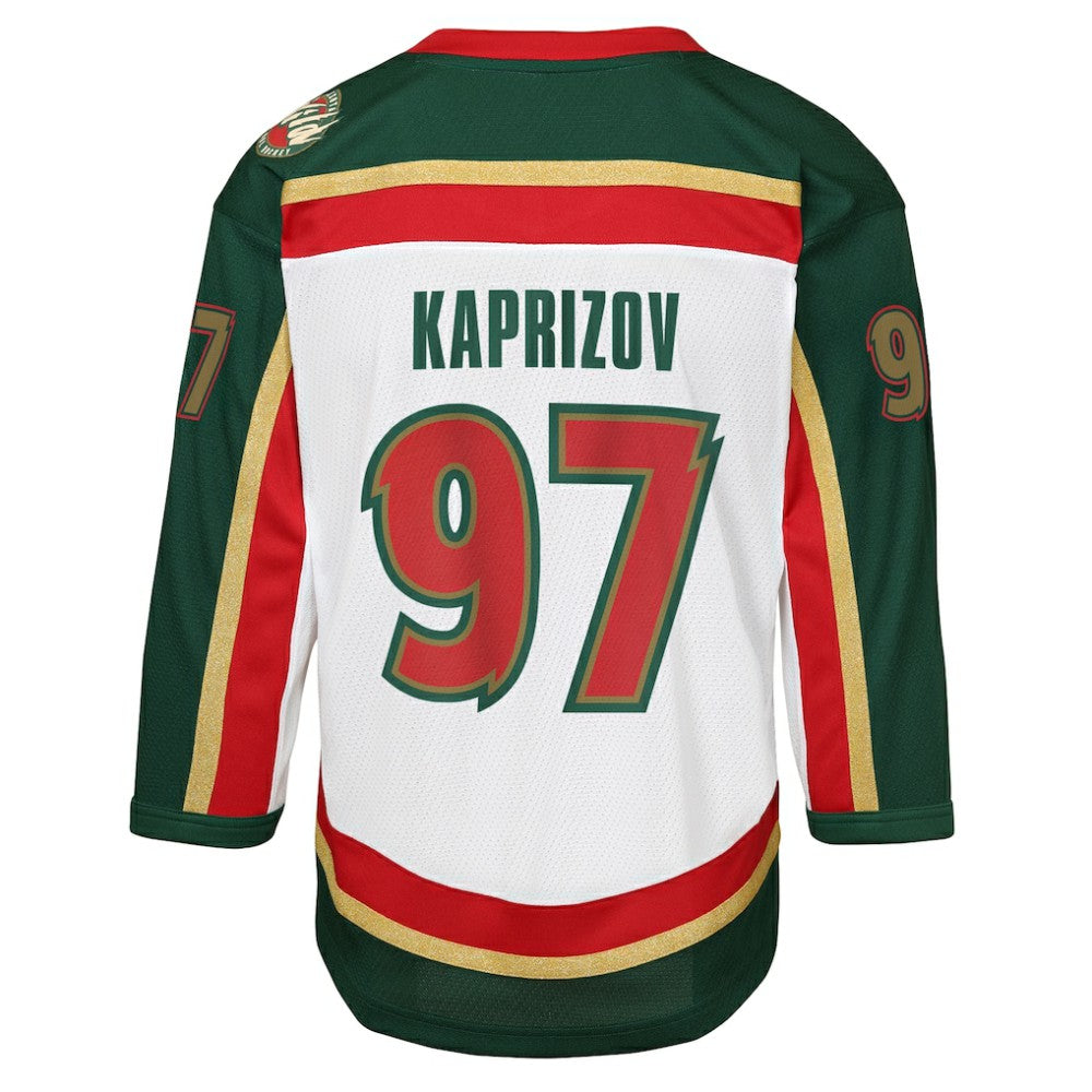 Kirill Kaprizov Minnesota Wild Youth 25th Anniversary Replica Player Jersey - White - NHL 202588595