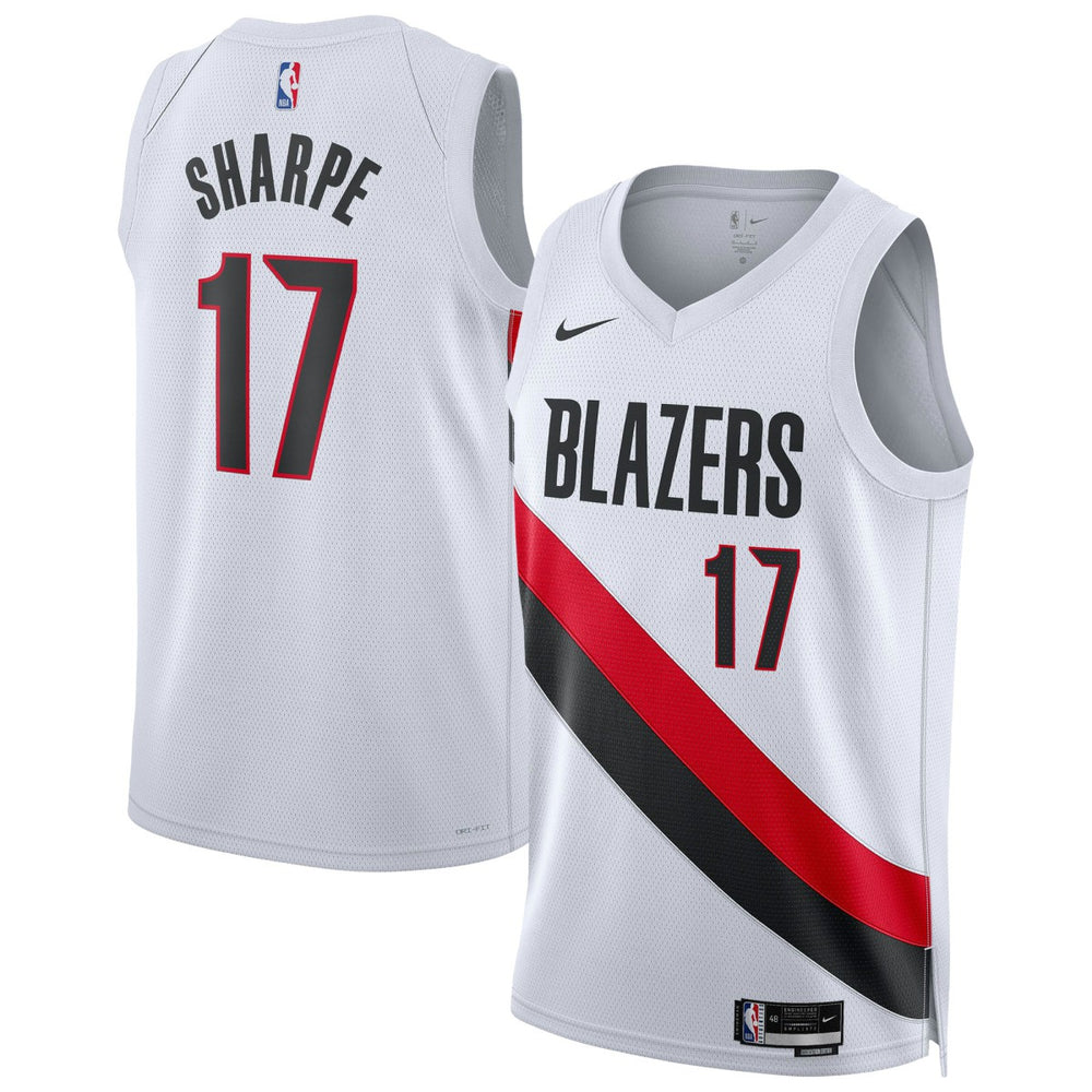 Shaedon Sharpe Portland Trail Blazers Unisex Swingman Player Jersey Association Edition White | Nike Lifestyle