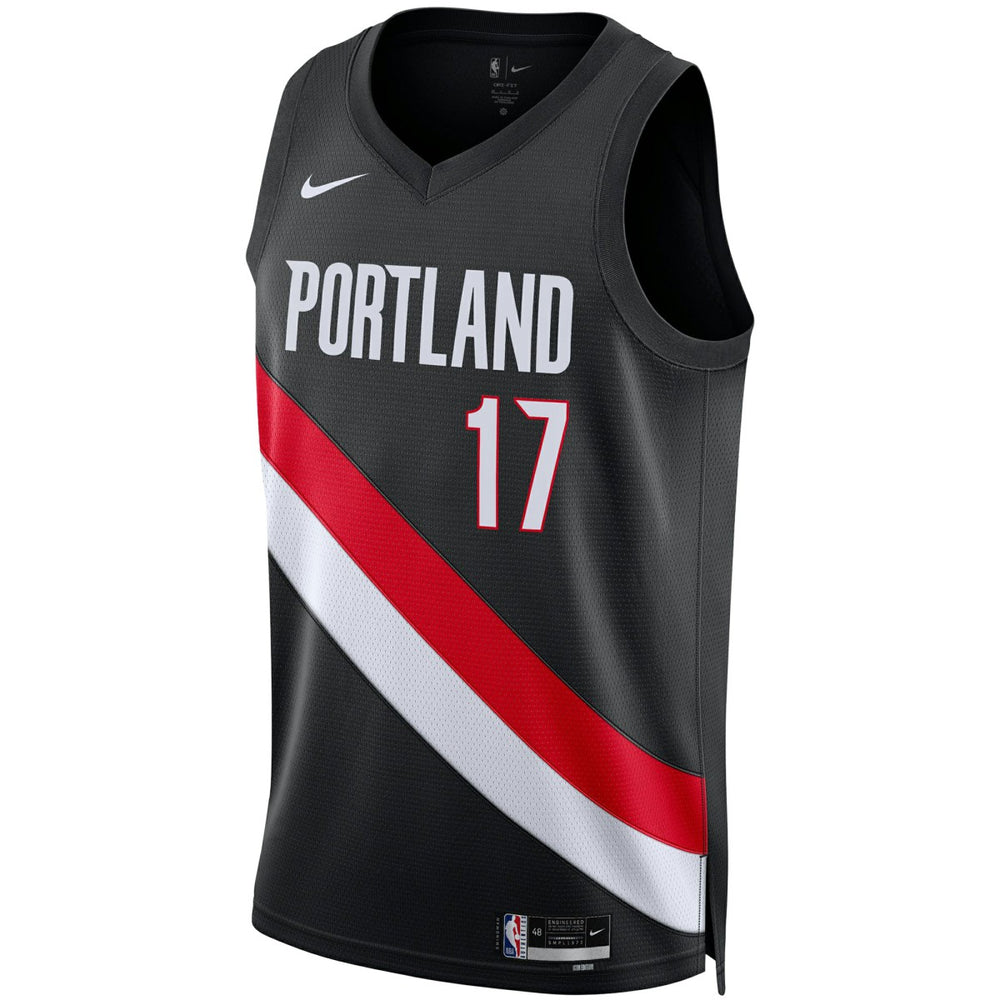 Shaedon Sharpe Portland Trail Blazers Unisex Swingman Jersey Icon Edition Black | Nike