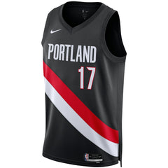 Shaedon Sharpe Portland Trail Blazers Unisex Swingman Jersey Icon Edition Black | Nike