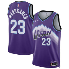 Lauri Markkanen Utah Jazz Unisex Swingman Jersey Icon Edition Purple | Nike discount