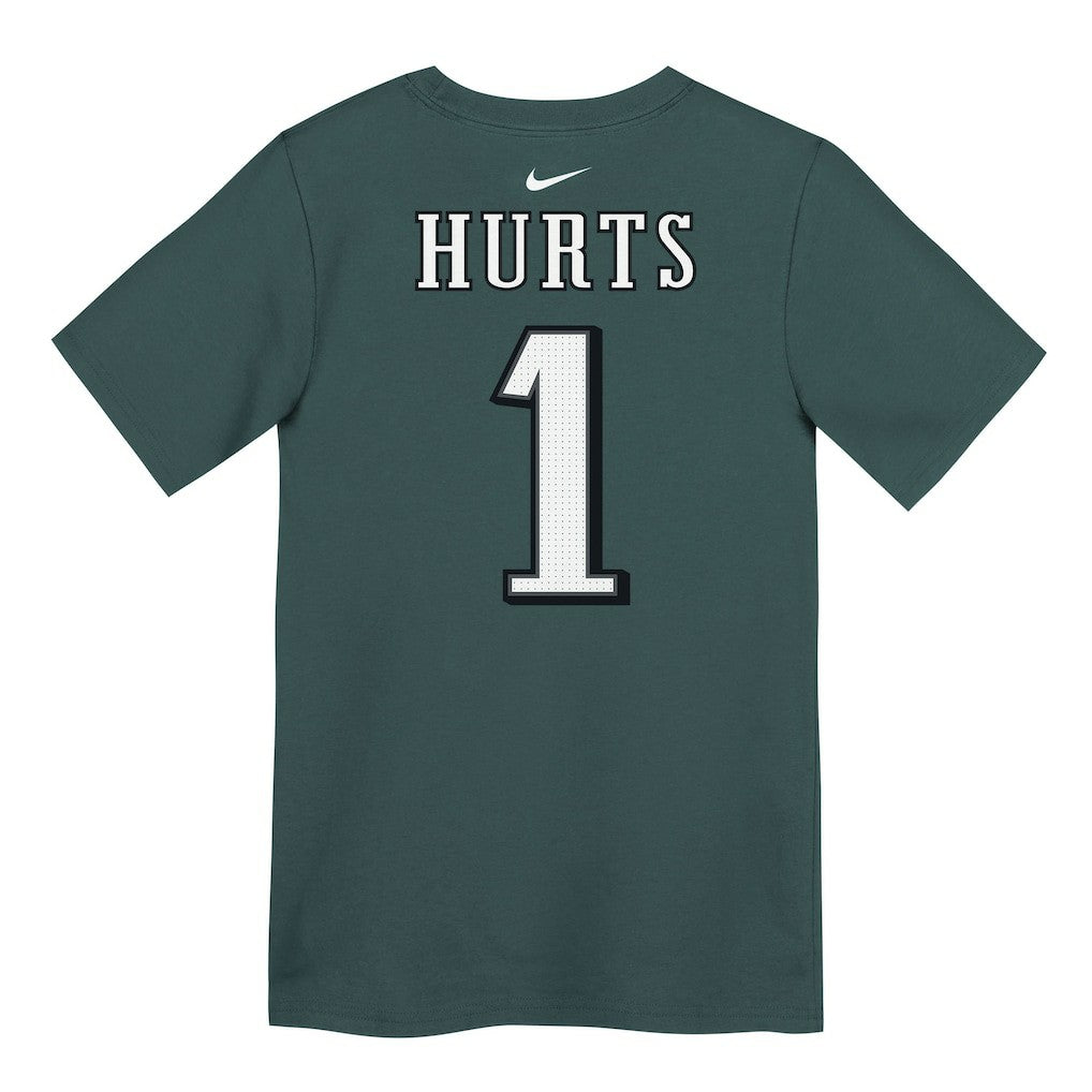 Nike Jalen Hurts Philadelphia Eagles Preschool Player Name & Number T-Shirt Midnight Green
