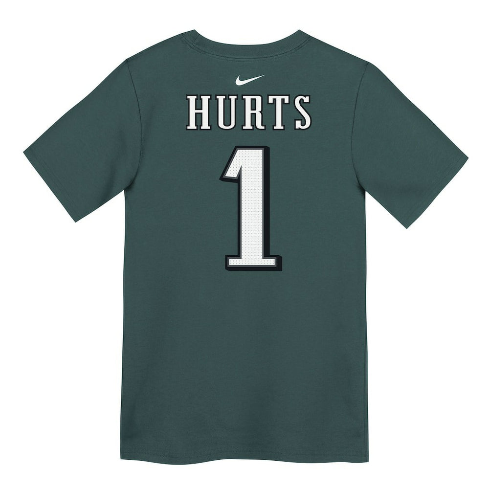 Nike Jalen Hurts Philadelphia Eagles Preschool Player Name & Number T-Shirt Midnight Green