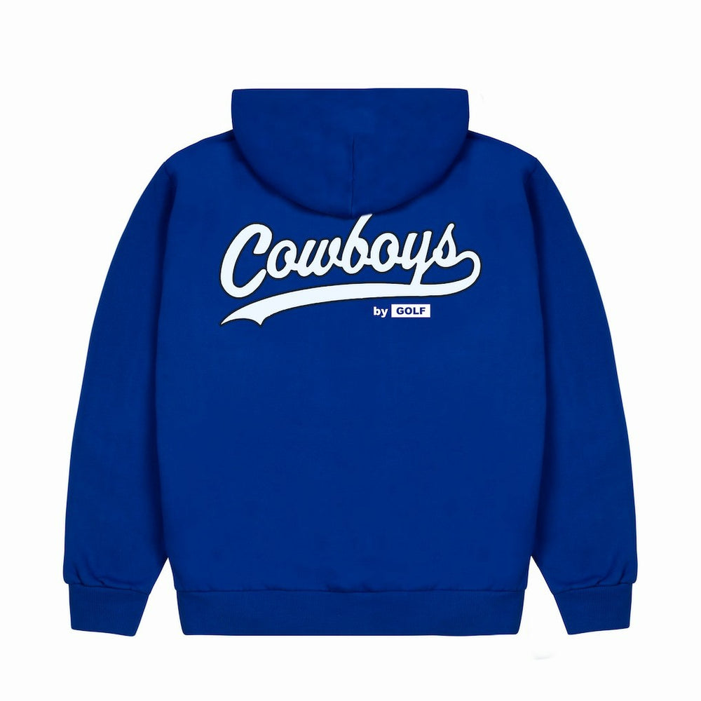 Dallas Cowboys GOLF WANG Cutout Pullover Hoodie Royal