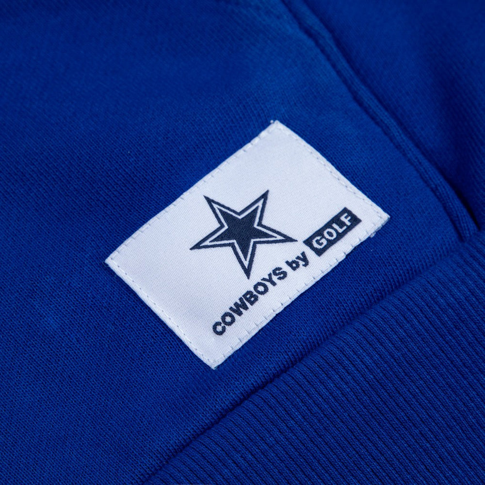 Dallas Cowboys GOLF WANG Cutout Pullover Hoodie Royal