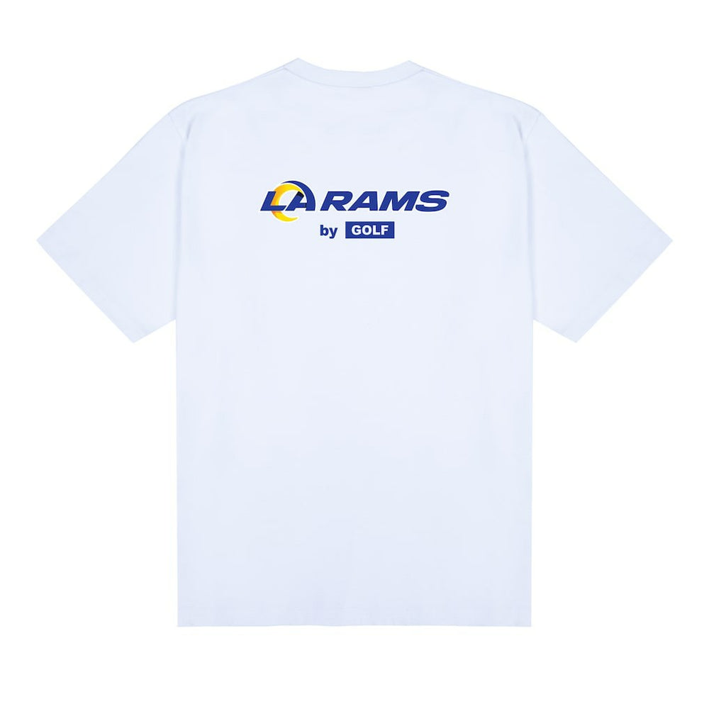 Los Angeles Rams GOLF WANG Cutout T-Shirt White