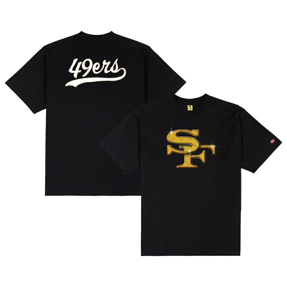 San Francisco 49ers GOLF WANG Cutout T-Shirt Black