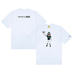 Philadelphia Eagles GOLF WANG Bobblehead T-Shirt White