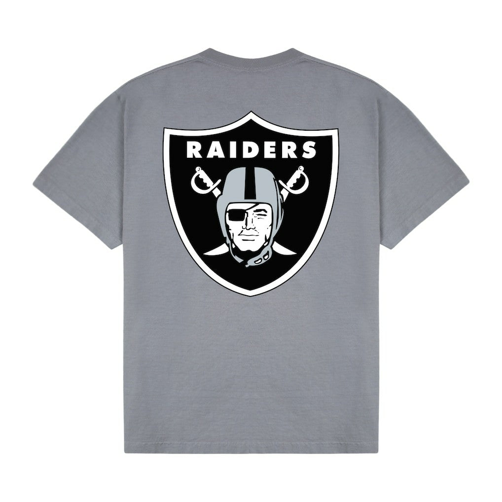 Las Vegas Raiders GOLF WANG Motto T-Shirt Silver