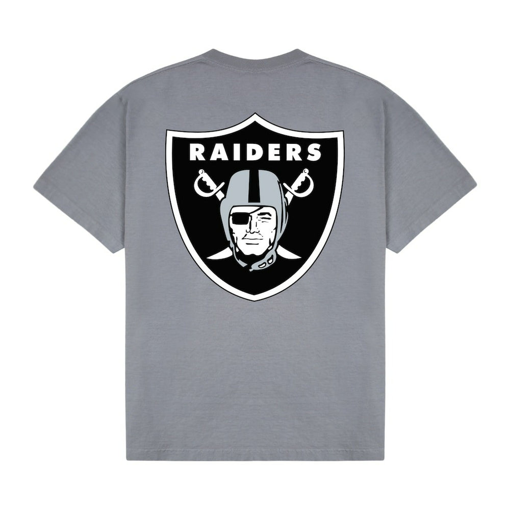Las Vegas Raiders GOLF WANG Motto T-Shirt Silver