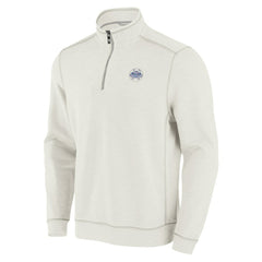 Houston Astros Tommy Bahama Sport Tobago Bay Tri-Blend Half-Zip Sweatshirt - Cream - MLB Sale