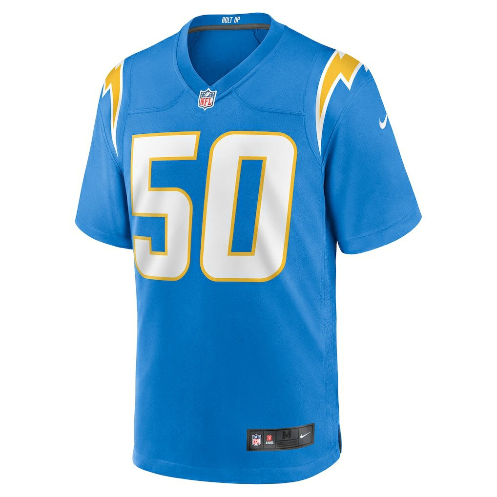 Nike Caleb Murphy Los Angeles Chargers Team Game Jersey Powder Blue