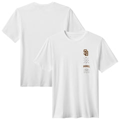 San Diego Padres TravisMathew Sunset Slam 2.0 T-Shirt - White - MLB Lifestyle