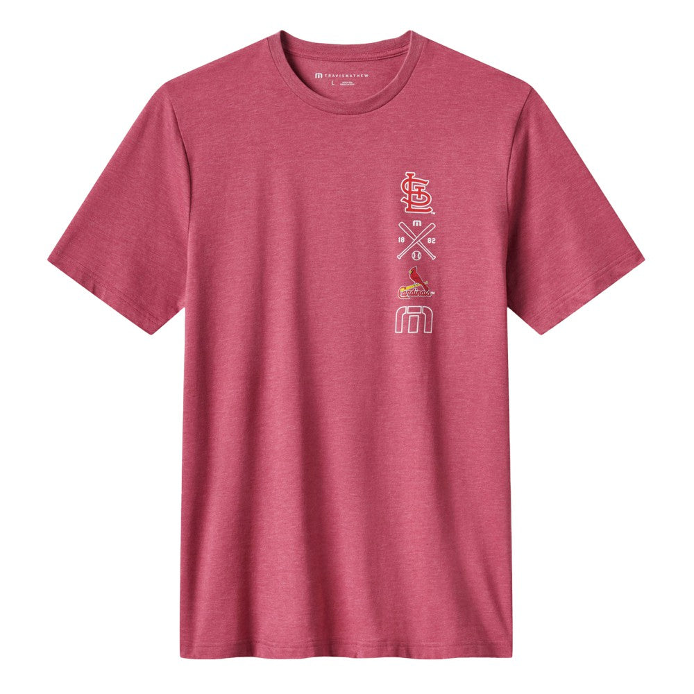 St. Louis Cardinals TravisMathew Sunset Slam 2.0 T-Shirt - Heather Red - MLB Online