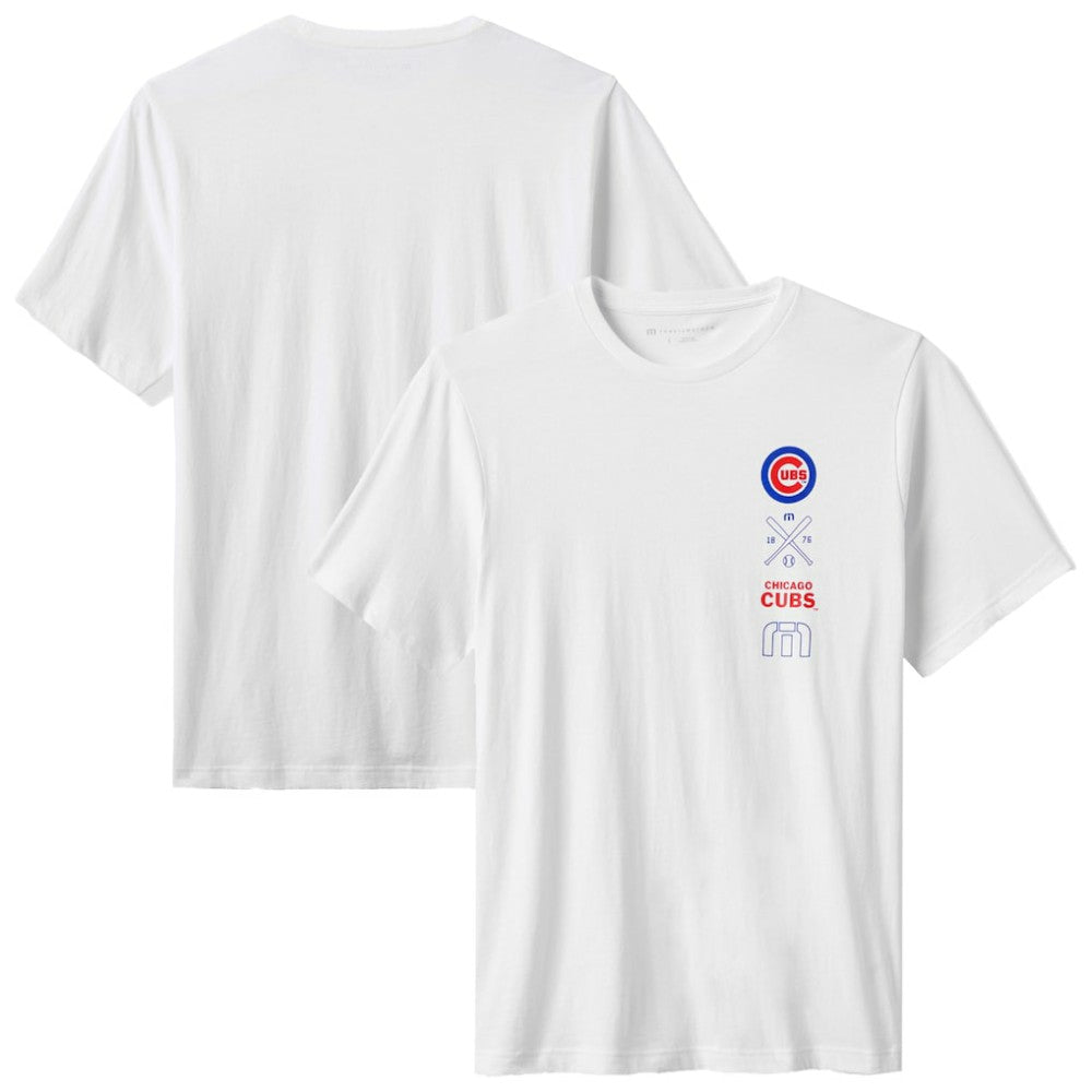 Chicago Cubs TravisMathew Sunset Slam 2.0 T-Shirt - White - MLB Lifestyle