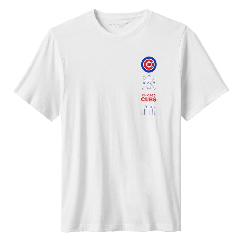 Chicago Cubs TravisMathew Sunset Slam 2.0 T-Shirt - White - MLB Lifestyle
