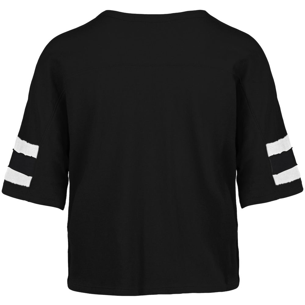 47 brand Miami Dolphins '47 Women's Premier Scout Cropped V-Neck T-Shirt Black