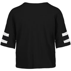47 brand Miami Dolphins '47 Women's Premier Scout Cropped V-Neck T-Shirt Black