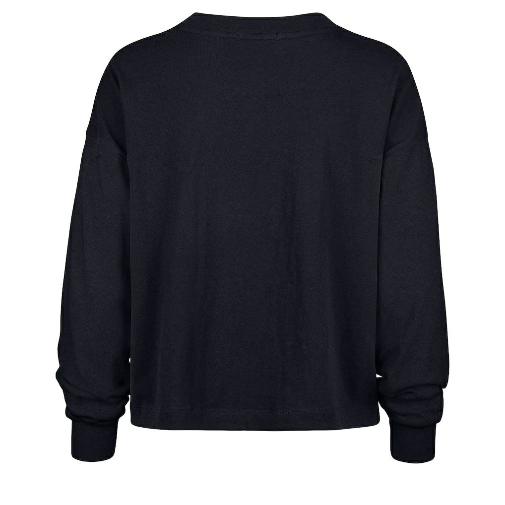 47 brand New England Patriots '47 Women's Muse Sydney Long Sleeve Cropped T-Shirt Navy