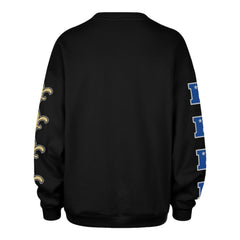 47 brand New Orleans Saints '47 Women's Go Big Oversized Pullover Sweatshirt Black