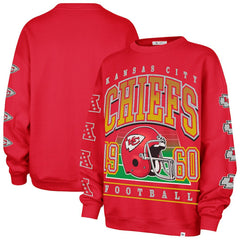 47 brand Kansas City Chiefs '47 Women's Go Big Oversized Pullover Sweatshirt Red