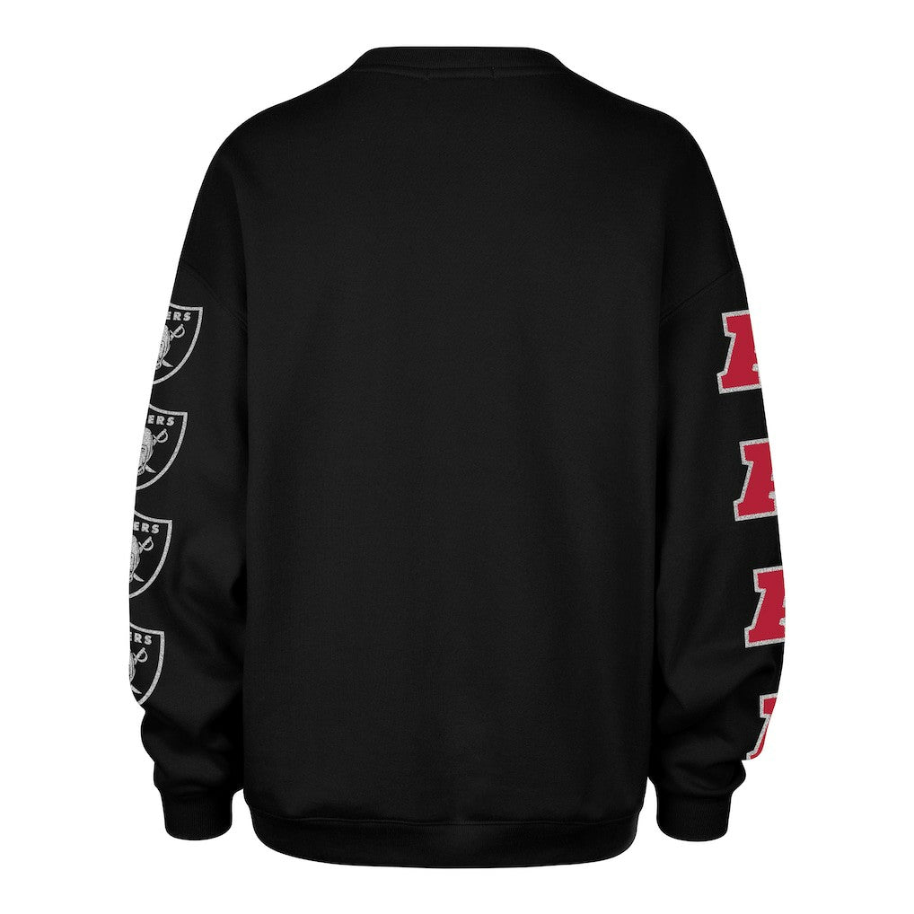 47 brand Las Vegas Raiders '47 Women's Go Big Oversized Pullover Sweatshirt Black