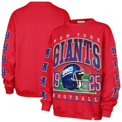 47 brand New York Giants '47 Women's Go Big Oversized Pullover Sweatshirt Red