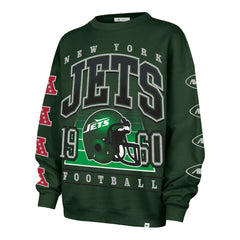 47 brand New York Jets '47 Women's Go Big Oversized Pullover Sweatshirt Green