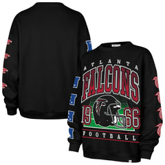 47 brand Atlanta Falcons '47 Women's Go Big Oversized Pullover Sweatshirt Black