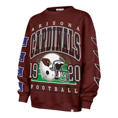 47 brand Arizona Cardinals '47 Women's Go Big Oversized Pullover Sweatshirt Cardinal
