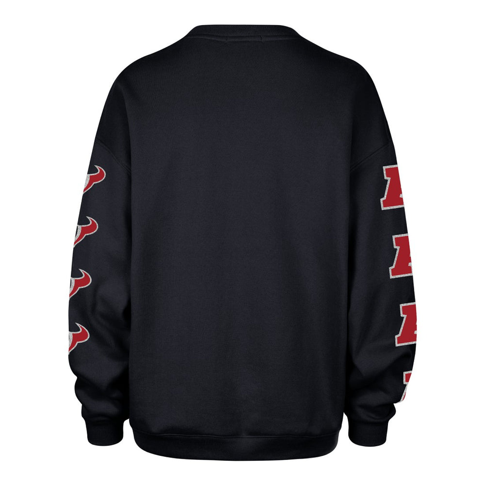 47 brand Houston Texans '47 Women's Go Big Oversized Pullover Sweatshirt Navy