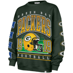 47 brand Green Bay Packers '47 Women's Go Big Oversized Pullover Sweatshirt Green
