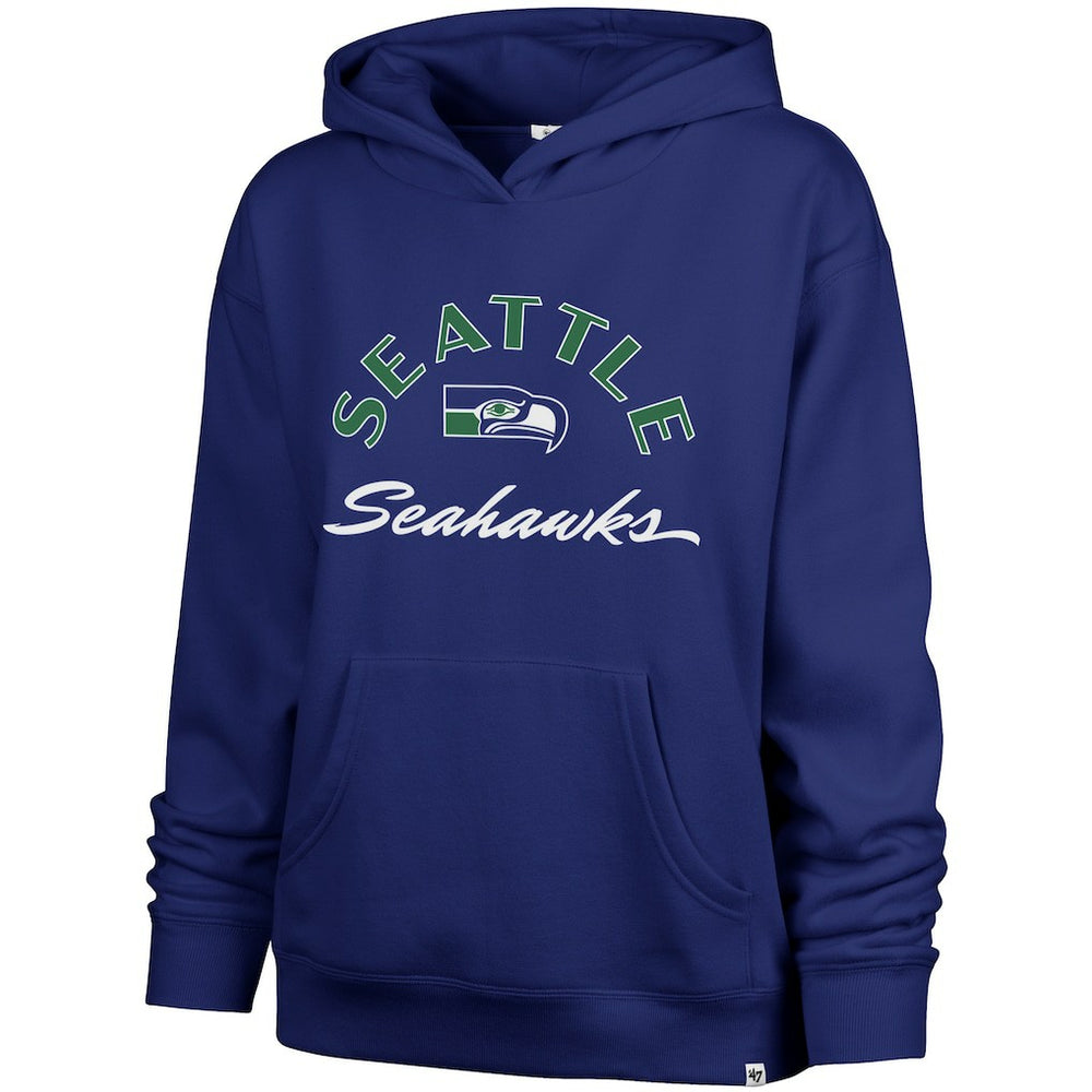 47 brand Seattle Seahawks '47 Women's Whirlwind Naomi Pullover Hoodie Royal