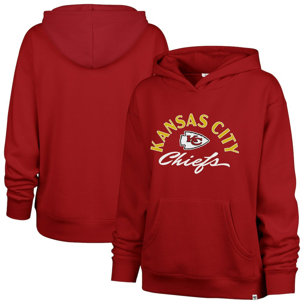47 brand Kansas City Chiefs '47 Women's Whirlwind Naomi Pullover Hoodie Red