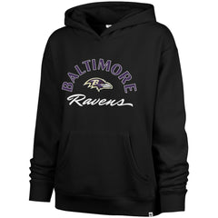 47 brand Baltimore Ravens '47 Women's Whirlwind Naomi Pullover Hoodie Black