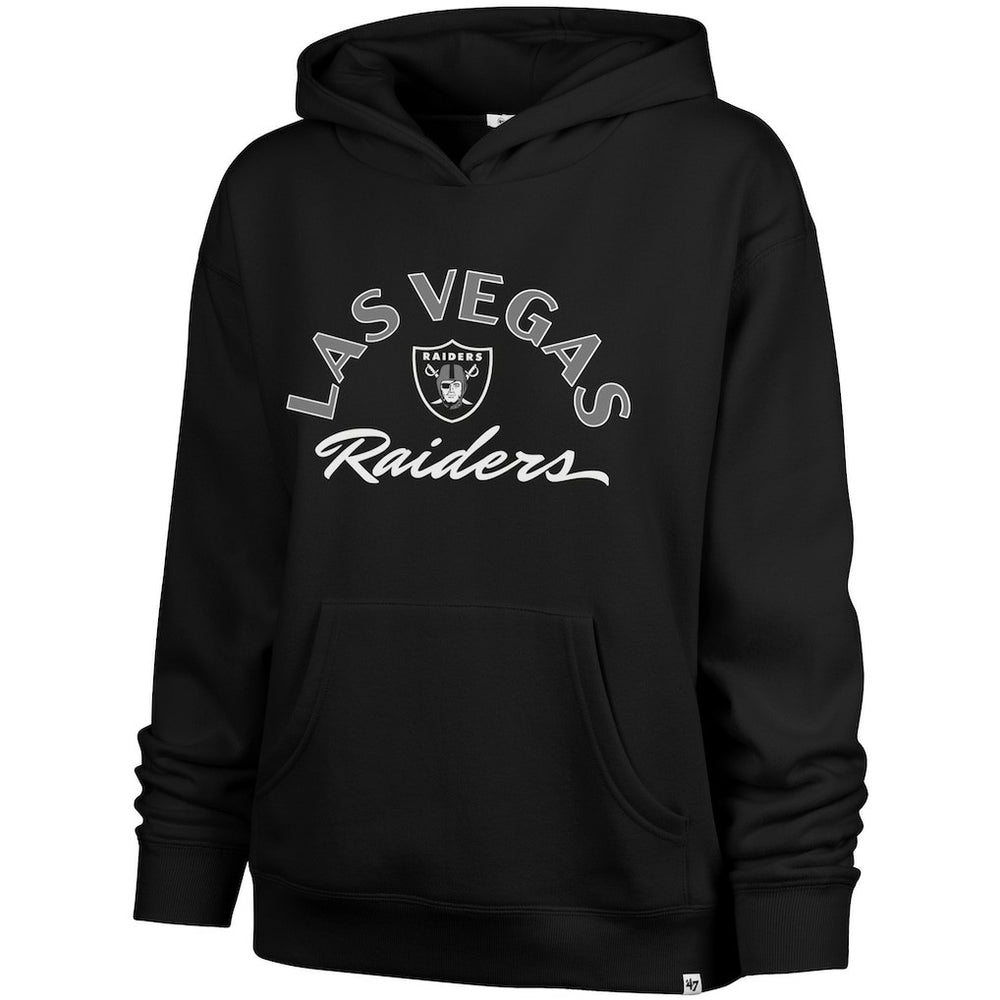 47 brand Las Vegas Raiders '47 Women's Whirlwind Naomi Pullover Hoodie Black