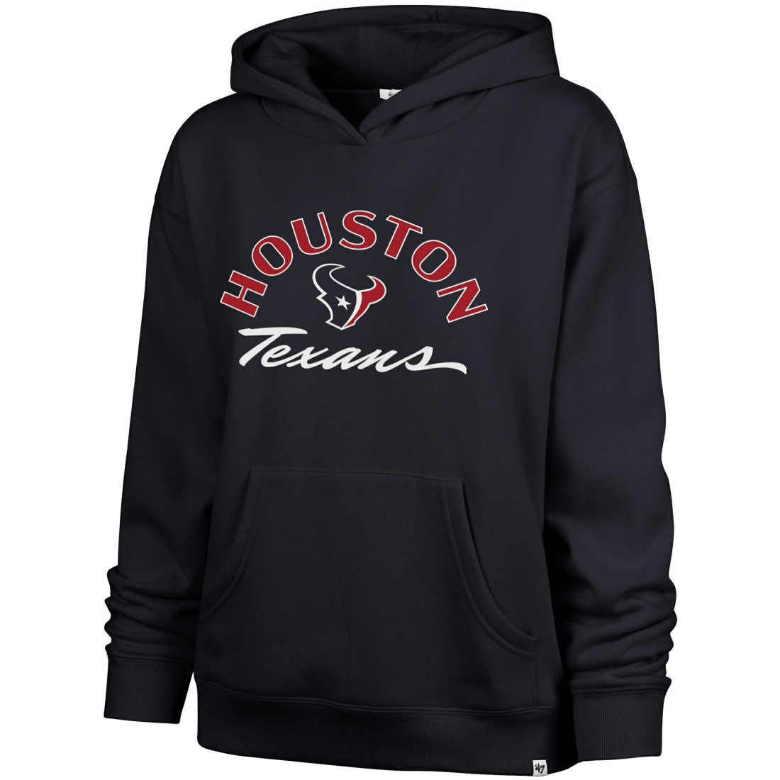 47 brand Houston Texans '47 Women's Whirlwind Naomi Pullover Hoodie Navy