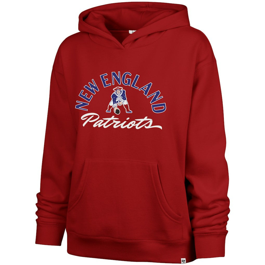 47 brand New England Patriots '47 Women's Whirlwind Naomi Pullover Hoodie Red