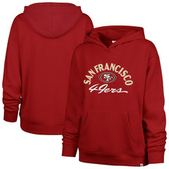47 brand San Francisco 49ers '47 Women's Whirlwind Naomi Pullover Hoodie Scarlet