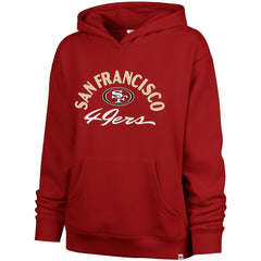 47 brand San Francisco 49ers '47 Women's Whirlwind Naomi Pullover Hoodie Scarlet