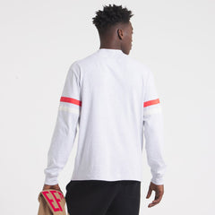 Kansas City Chiefs x Todd Snyder Premium Jersey Mock Neck Tee Heather Gray