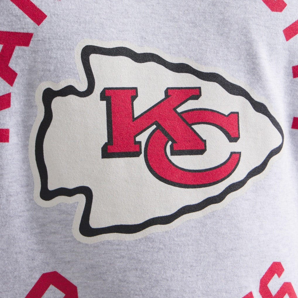 Kansas City Chiefs x Todd Snyder Premium Jersey Mock Neck Tee Heather Gray