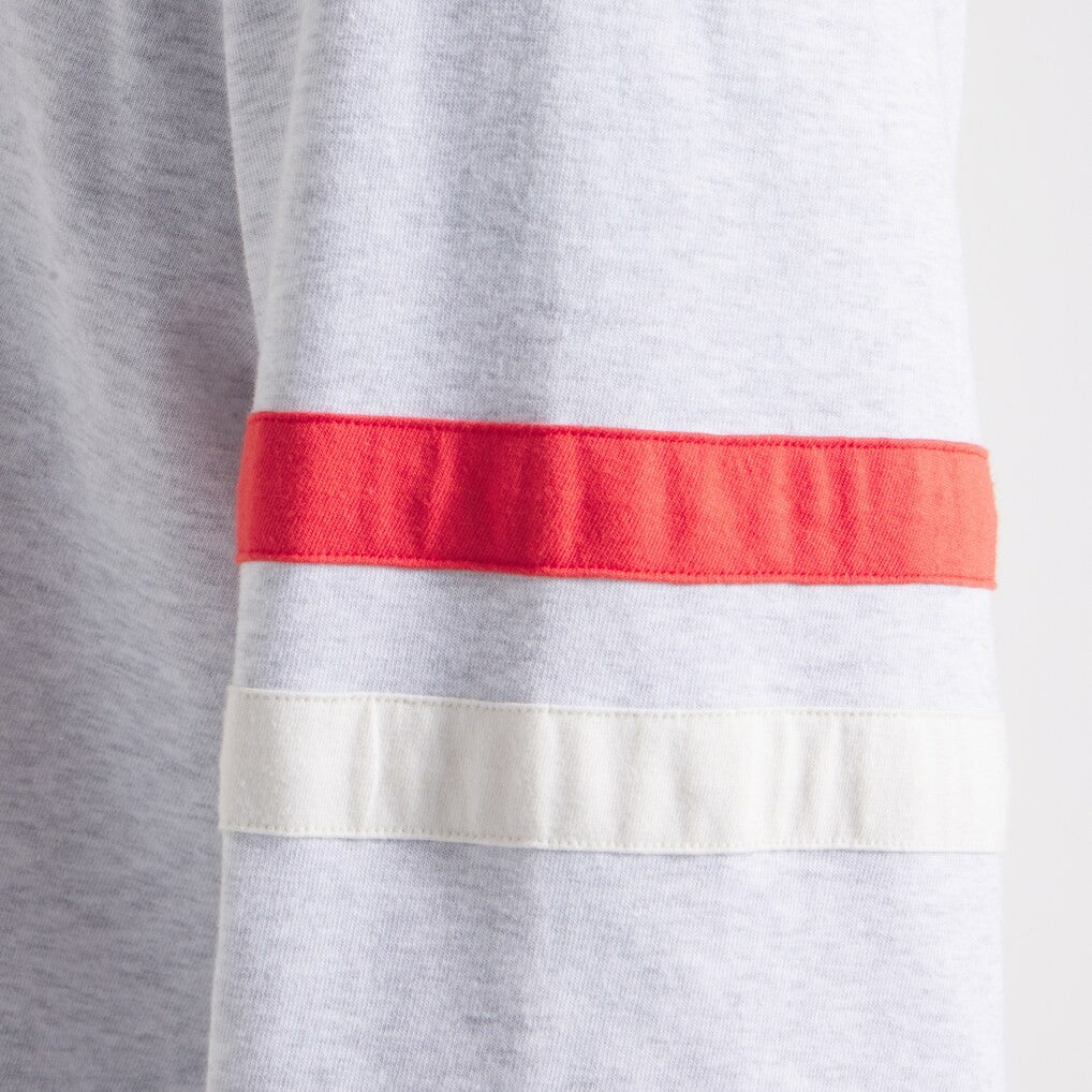 Kansas City Chiefs x Todd Snyder Premium Jersey Mock Neck Tee Heather Gray