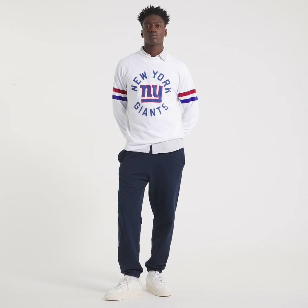 New York Giants x Todd Snyder Premium Jersey Mock Neck Tee White