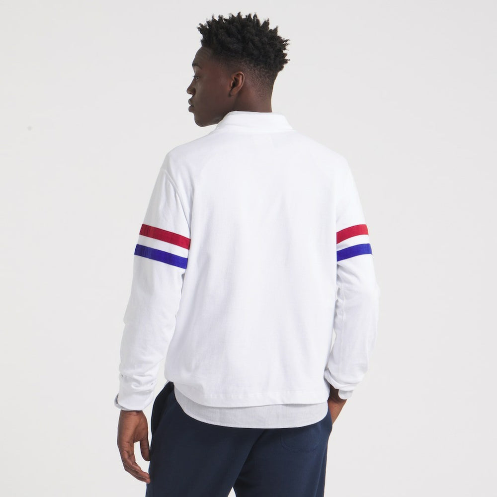 New York Giants x Todd Snyder Premium Jersey Mock Neck Tee White