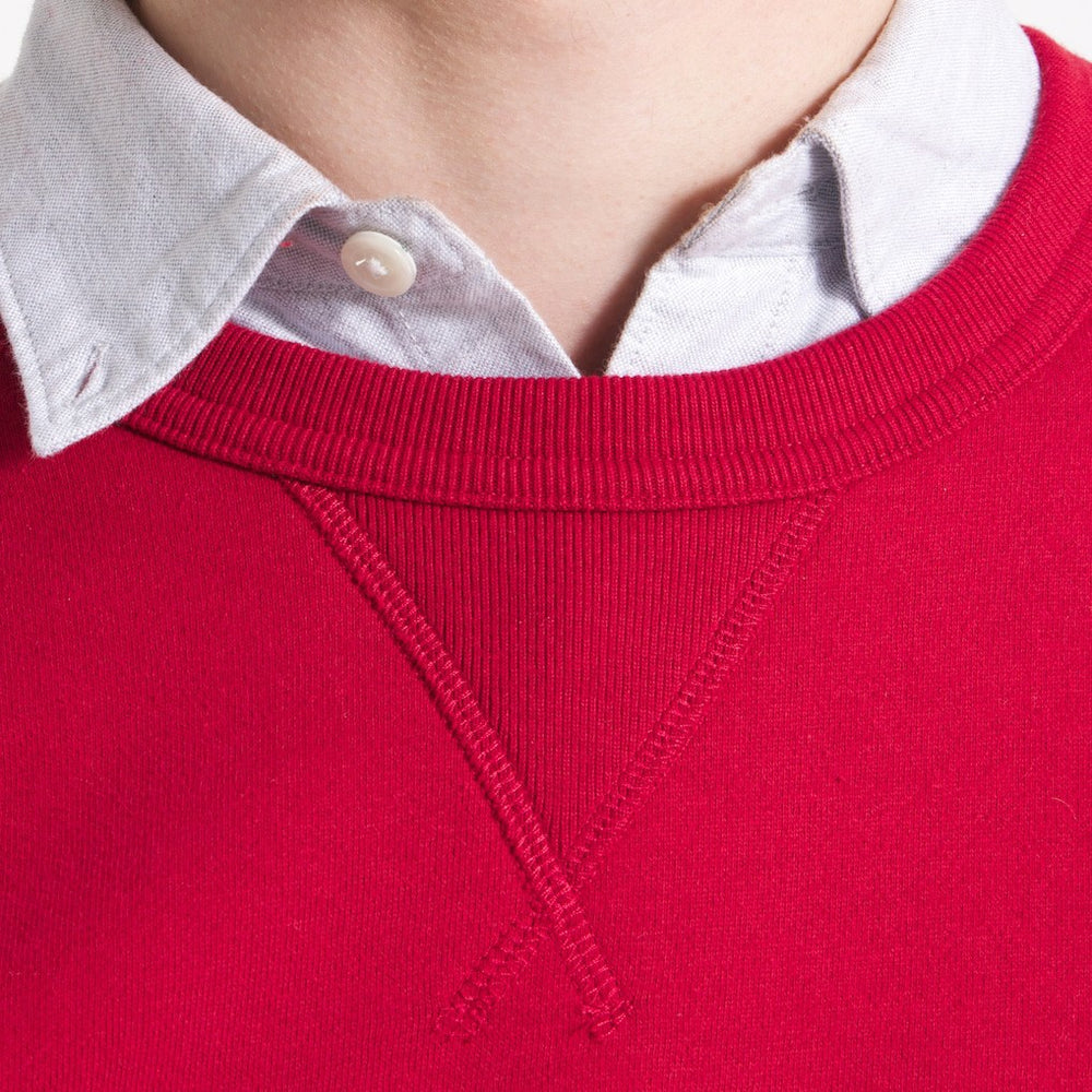 Kansas City Chiefs x Todd Snyder Relaxed Canadian Fleece Crew Red
