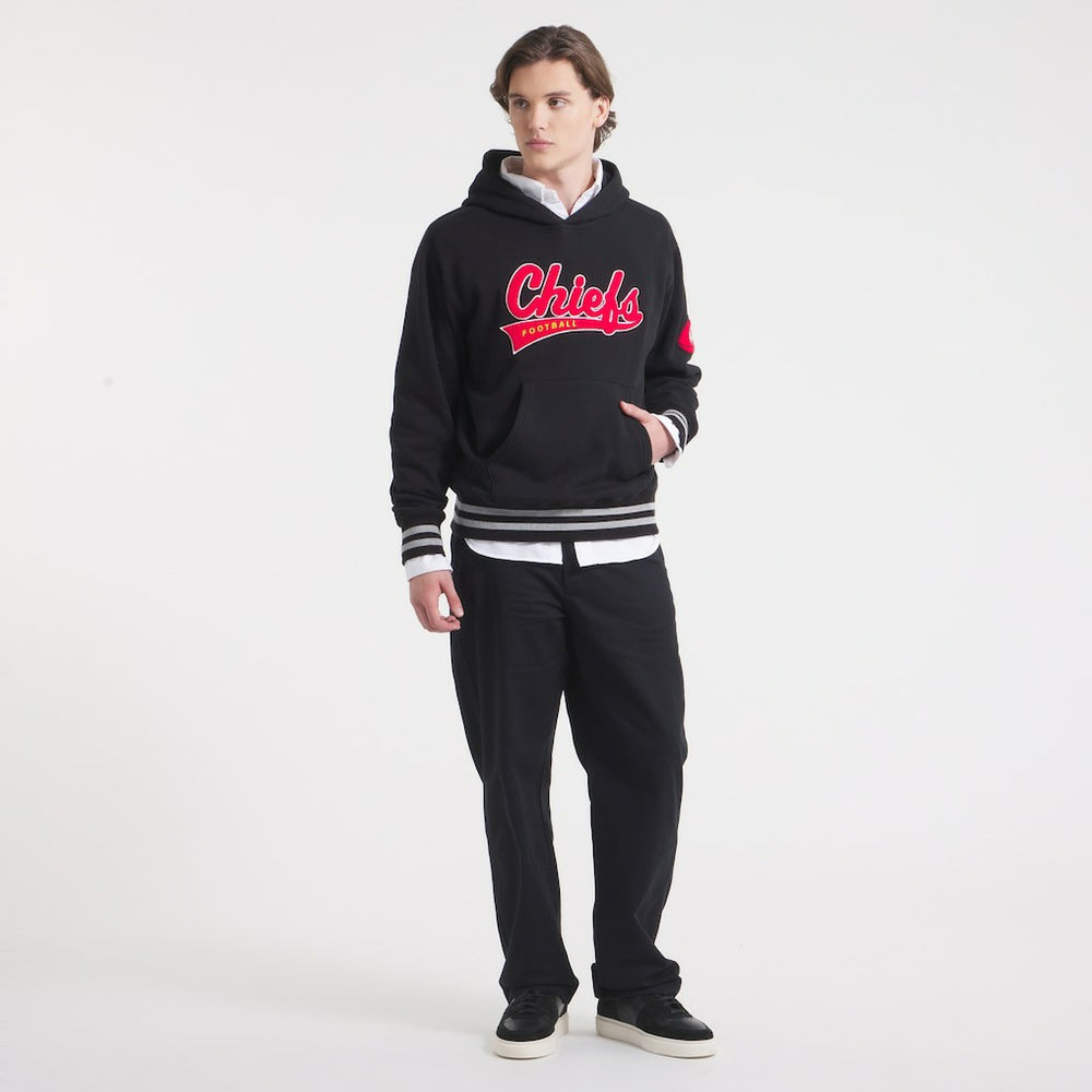 Kansas City Chiefs x Todd Snyder Relaxed Canadian Fleece Hoodie Black